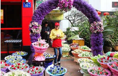 七夕情人节花店宣传语,2017年七夕花店宣传广