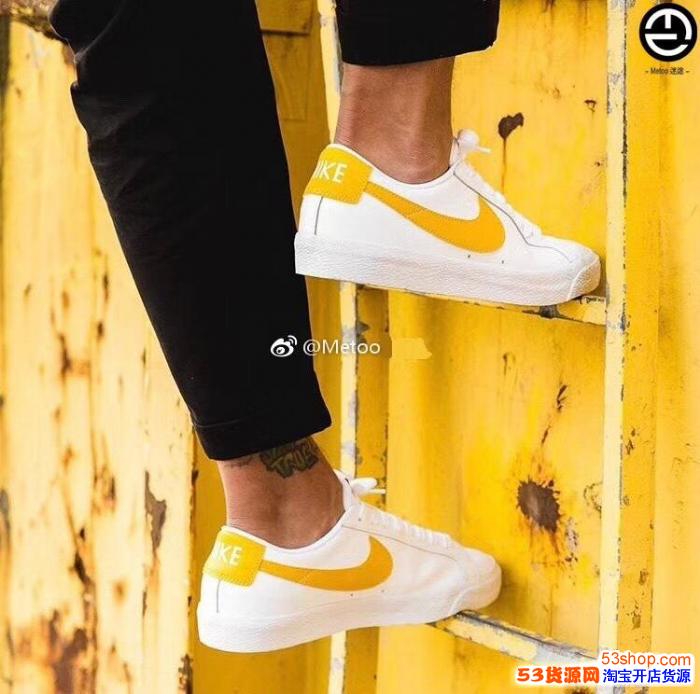 nike sb zoom blazer low 校园板鞋 正品