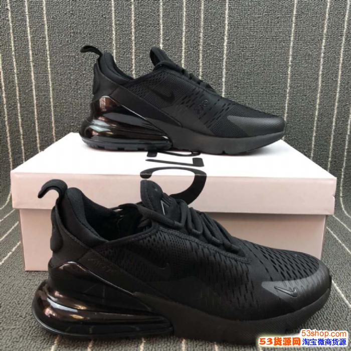 nike air max 270联名 鲨鱼绿迷彩 半掌气垫慢跑鞋