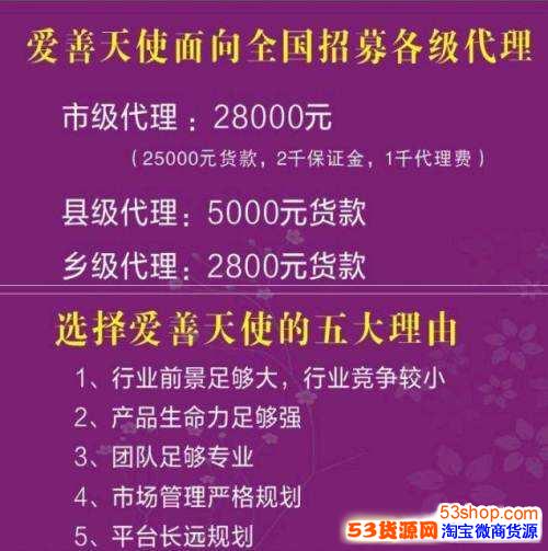 爱善天使代理商是怎么做的?