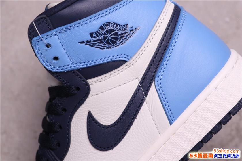 nikeaj1黑曜石莆田纯原aj1上脚aj1纯原正品毒版