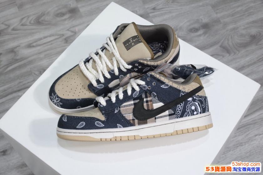 2021新款正耐克与纯原nikesbdunk 腰果花真假对比02