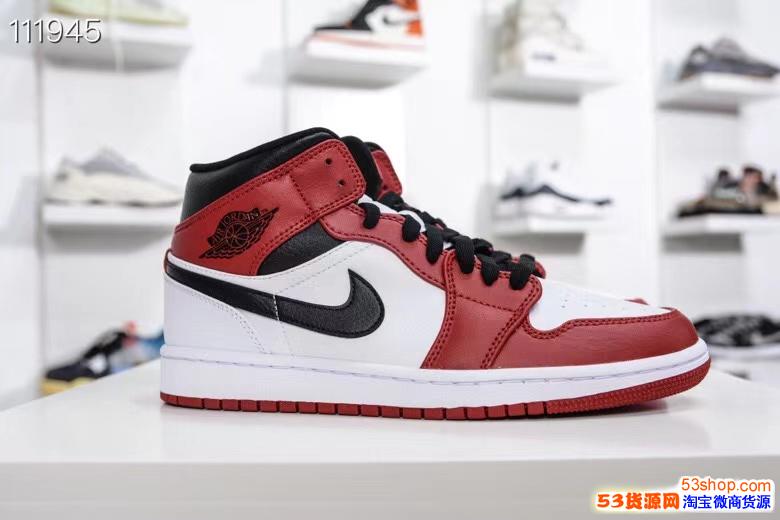 aj1小芝加哥白红七孔 aj1芝加哥 aj1芝加哥真假对比