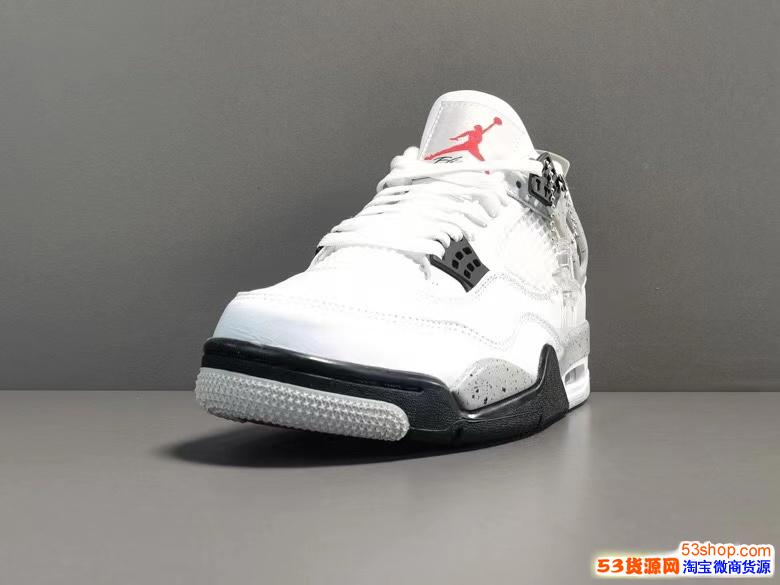 aj4白水泥是什么皮的材质aj4白水泥泼墨少正常吗aj4皮