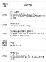 2017��6�·�����Щ���գ�2017��6�·ݽ��մ�ȫ