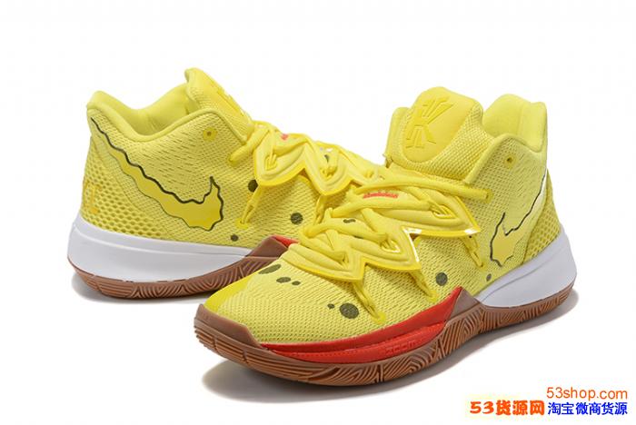 Nike Kyrie 耐克欧文5代海绵宝宝联名款 派大星 章鱼哥 Nike Kyrie 耐克欧文5代海绵宝宝联名款 派大星 章鱼哥