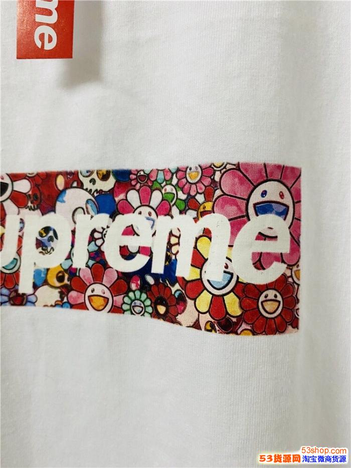 pf50supreme联名村上隆慈善纪念tee