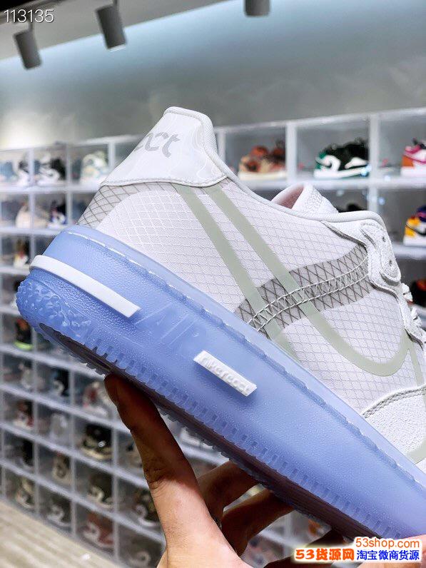 莆田af1冰蓝真假对比af1冰蓝鉴别耐克af1冰蓝气垫颜色
