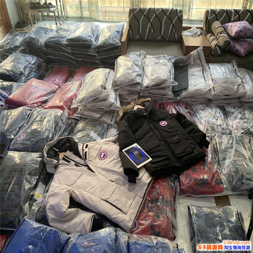一件代发大鹅北面獴口羽绒服批发莆田焦作工厂一手货源