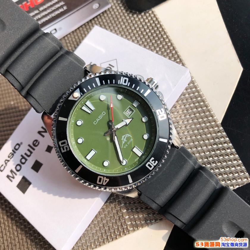 莆田手表casio工厂直销手表小水鬼莆田手表与正品区别