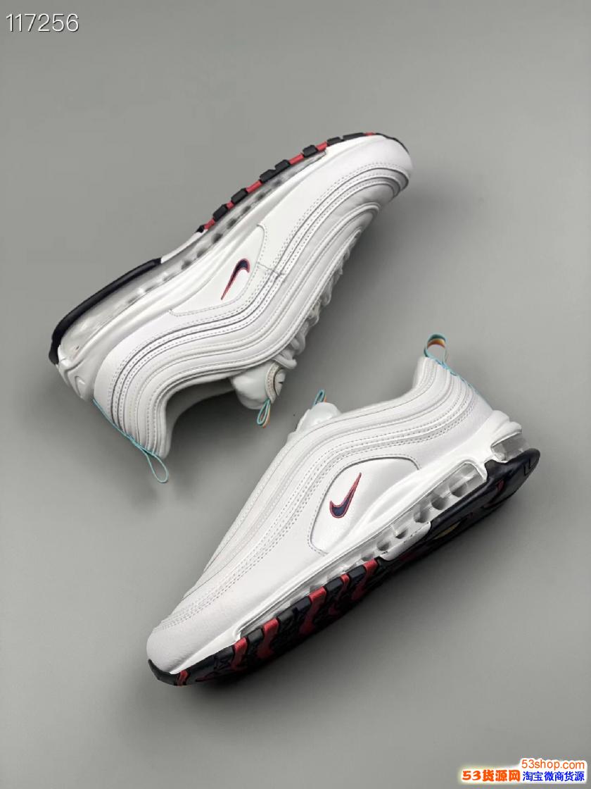 莆田鞋纯原airmax97白七彩纯原毒版max97拆解测评